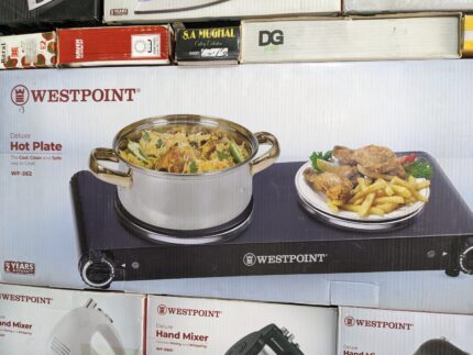 WESTPOINT® Deluxe Hot Plate & Hand Mixer Combo – Safe, Efficient, and Versatile